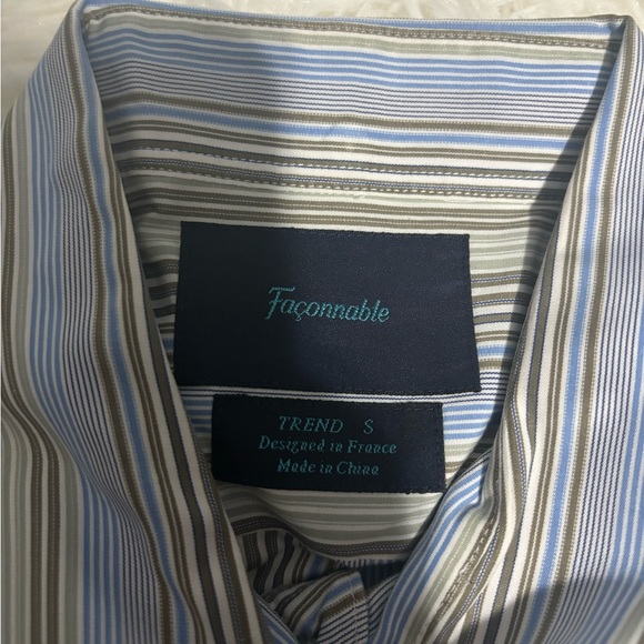 Faconnable Men’s Button Down Small - Picture 3 of 3